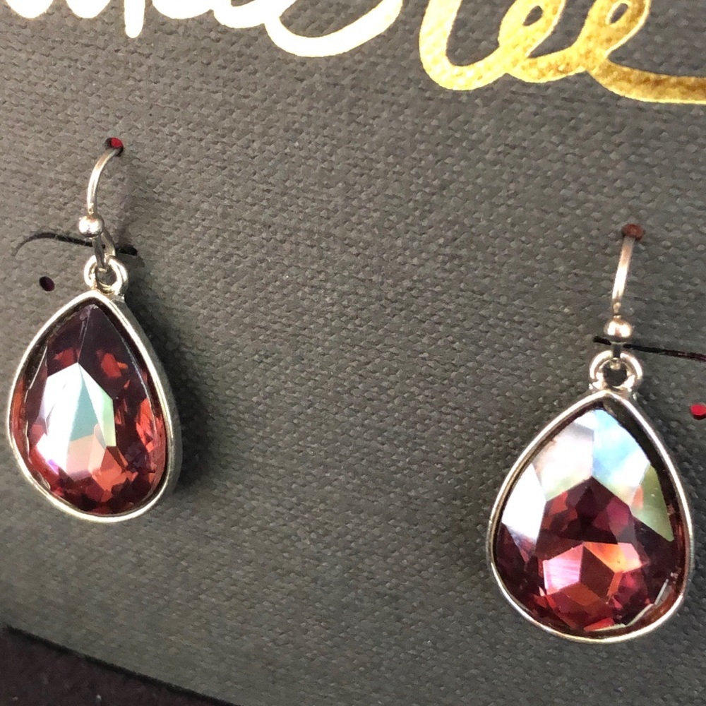 NWT Cookie Lee Teardrop Earrings —#097 - Picture 2 of 6